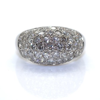 Bijoux récents - Bague jonc diamants