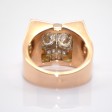 Bijoux anciens - Bague Tank diamants (Vendue prix total 5400€)