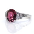 Bijoux récents - Bague rubellite et diamants