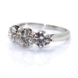 Bijoux récents - Bague trilogie diamants 1,54 ct total