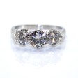 Bijoux récents - Bague trilogie diamants 1,54 ct total